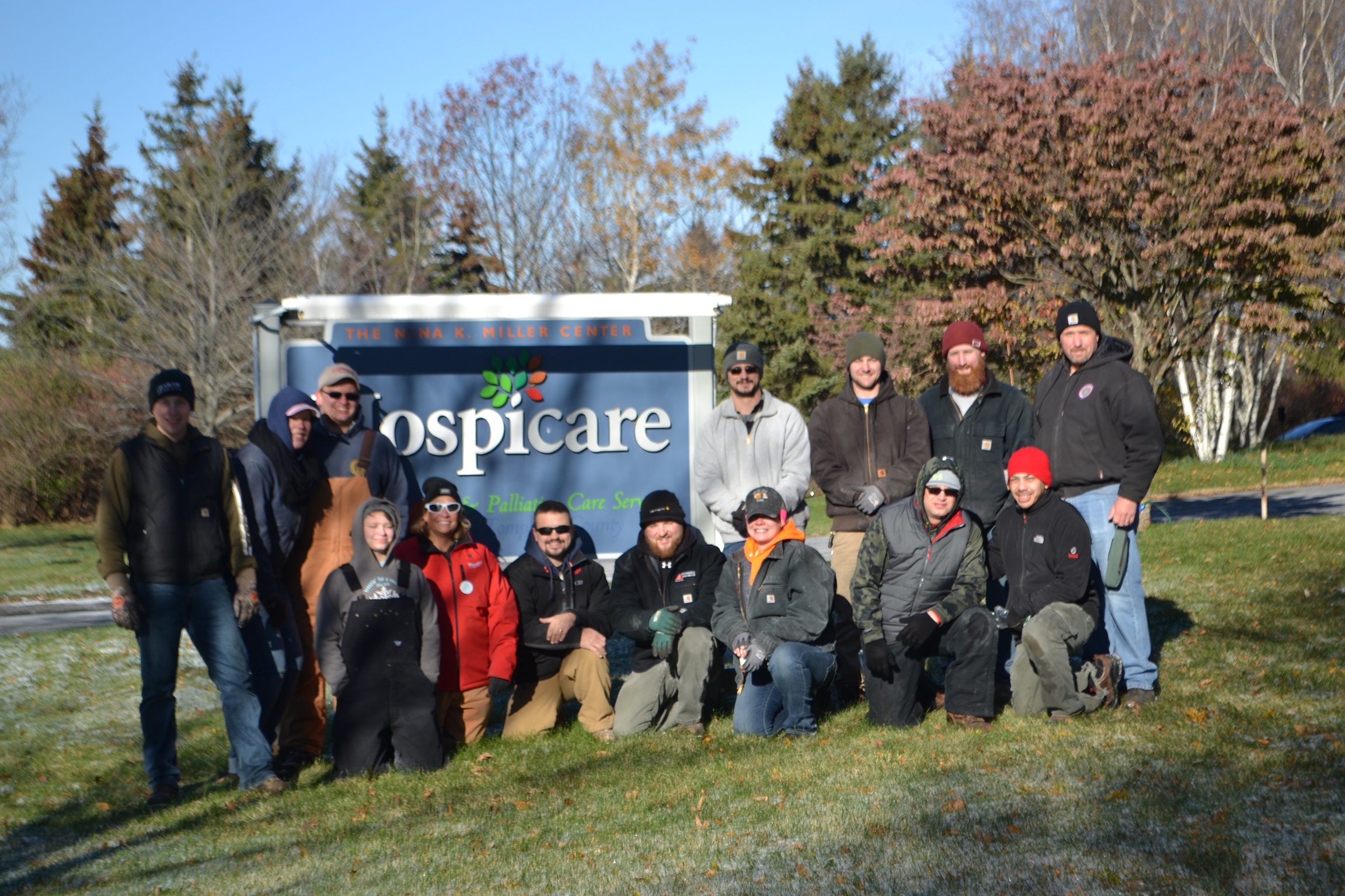 Members assisting during 'Light the Landscape', volunteering their time and expertise